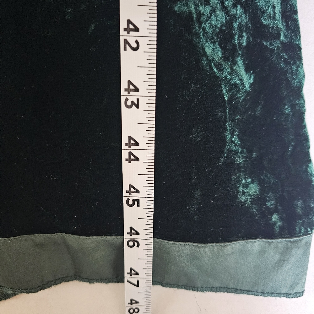NWOT Hill House Emerald Green Velvet Silk Blend Nap Dress XS Quiet Luxury Moody - Picture 8 of 8